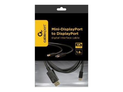 Obrázek GEMBIRD CCP-mDP2-6 Gembird Mini DisplayPort to DisplayPort digital interface cable 1.8 m