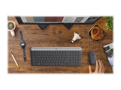 Obrázek LOGITECH 920-009260 MK470 Slim bezdrátová sada klávesnice a myši CZ + SK