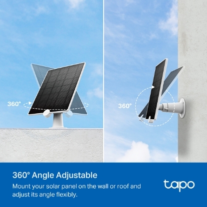 Obrázek TP-LINK Tapo A200 Solar Panel Non-Stop Solar Power-Captures Free Clean Solar Energy