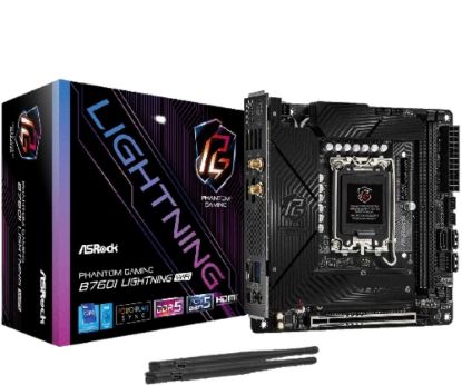 Obrázek ASRock MB Sc LGA1700 B760I Lightning WiFi, Intel B760, 2xDDR5, 1xDP, 1xHDMI, mini-ITX