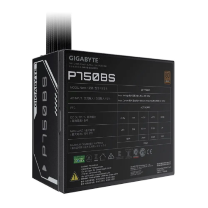 Obrázek GIGABYTE zdroj P750BS, 750W, 80PLUS Bronze, 120mm