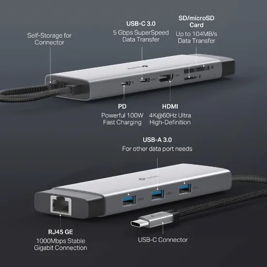 TP-Link UH9120C hub 9v1