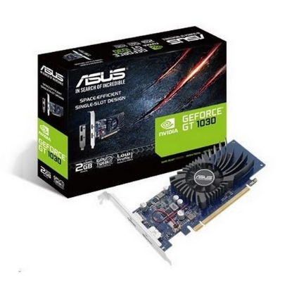 Obrázek ASUS VGA NVIDIA GeForce GT 1030 BRK 2G, 2G GDDR5-fun