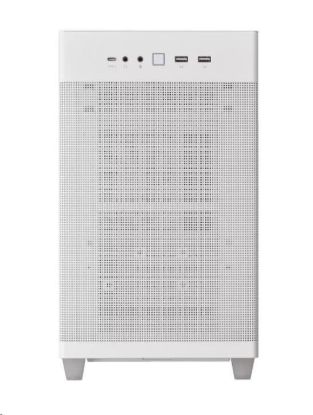 Obrázek BAZAR - ASUS case AP201 PRIME CASE TG WHITE, Mini Tower, bílá - Rozbaleno (Komplet)