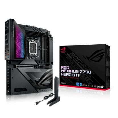 Obrázek ASUS MB Sc LGA1700 ROG MAXIMUS Z790 HERO BTF, Intel Z790, 4x DRR5, 1xHDMI, 2xThunderbolt, WI- FI