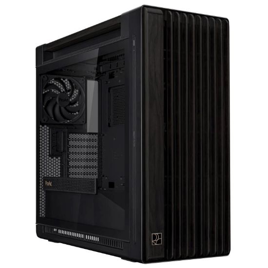 Obrázek ASUS case PROART PA602 WOOD TG PWM BLACK, Mid Tower, průhledná bočnice, černá