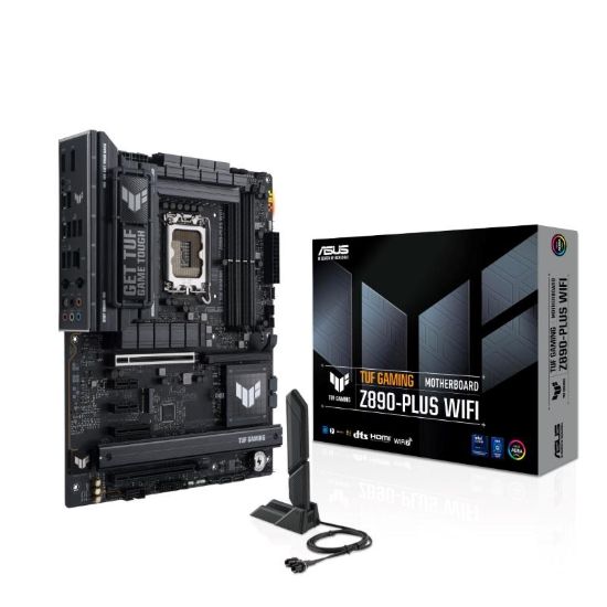 Obrázek ASUS MB Sc LGA1851 TUF GAMING Z890-PLUS WIFI, Intel Z890, 4xDDR5, 1xDP, 1xHDMI, 1xThunderbolt, 1xUSB4, WI-FI, ATX