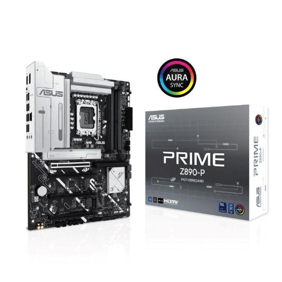 Obrázek ASUS MB Sc LGA1851 PRIME Z890-P, Intel Z890, 4xDDR5, 1xDP, 1xHDMI, 1xUSB4, ATX