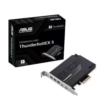 Obrázek ASUS rozšiřující karta ThunderboltEX 5, PCIe 4.0x4, 2xThunderbolt 5, 3x Mini-DP