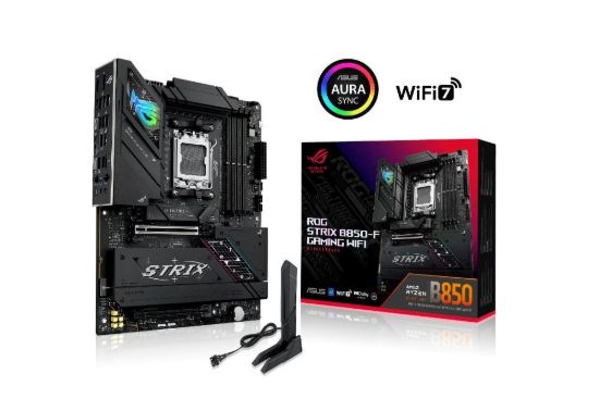 Obrázek ASUS MB Sc AM5 ROG STRIX B850-F GAMING WIFI, AMD B850, 4xDDR5, 1xDP, 1xHDMI, WiFi, ATX