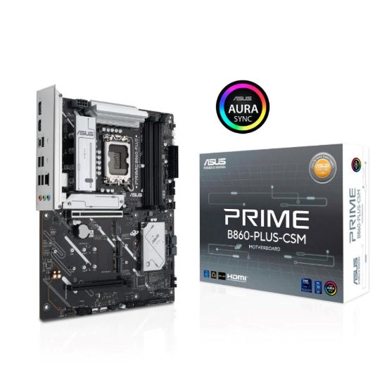 Obrázek ASUS MB Sc LGA1851 PRIME B860-PLUS-CSM, Intel B860, 4xDDR5, 1xDP, 1xHDMI, ATX