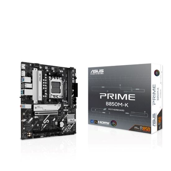 Obrázek ASUS MB Sc AM5 PRIME B850M-K, AMD B850, 2xDDR5, 1xDP, 1xHDMI, mATX