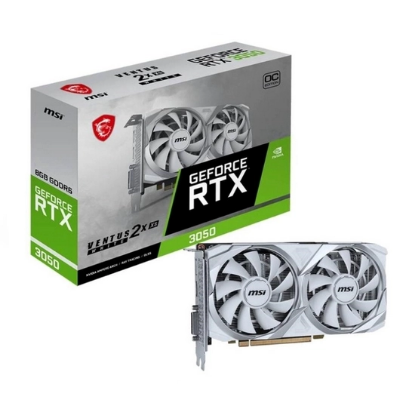 Obrázek MSI VGA NVIDIA GeForce RTX 3050 VENTUS 2X XS WHITE 8G OC