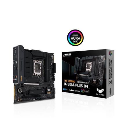 Obrázek ASUS MB Sc LGA1700 TUF GAMING B760M- PLUS D4, Intel B760, 4xDDR4, 1xDP, 1xHDMI, mATX