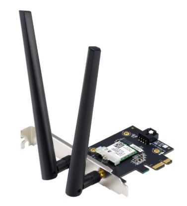Obrázek ASUS PCE- AX1800 Wireless AX1800 PCIe Wi- Fi 6 Card, Bluetooth 5.2 Adapter