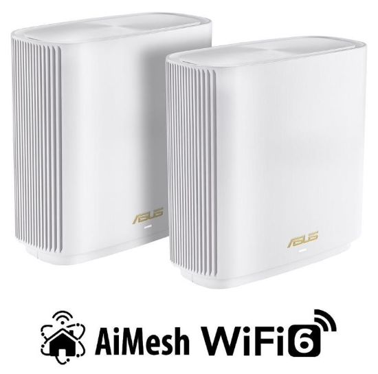 Obrázek ASUS ZenWiFi XT9 2- pack Wireless AX7800 Tri- band Mesh WiFi 6 System, white