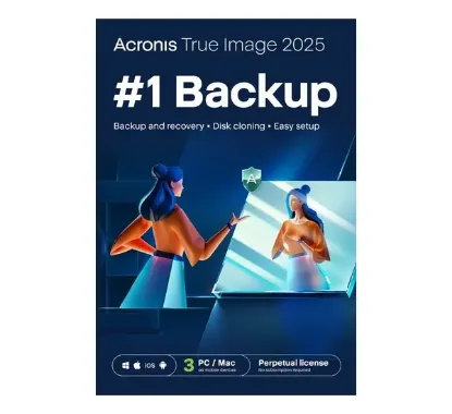 Obrázek Acronis True Image 2025 - 3 PC ESD, Perpetual