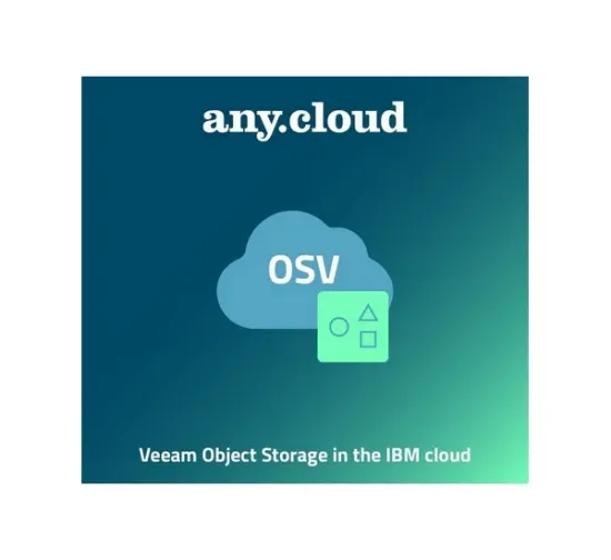 Obrázek Anycloud OSV | anycloud Object Storage for Veeam (100GB/12M)