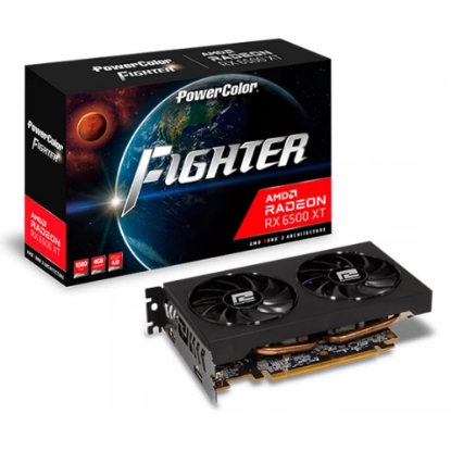 Obrázek PowerColor TUL Fighter AMD Radeon RX 6500 XT 4GB GDDR6