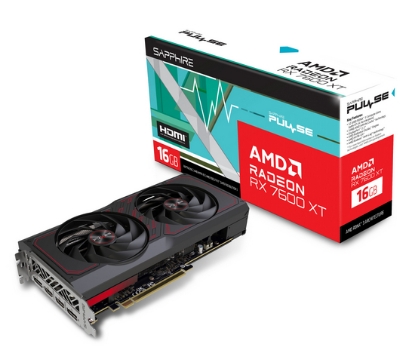 Obrázek SAPPHIRE PULSE AMD Radeon RX 7600 XT GAMING OC 16GB GDDR6