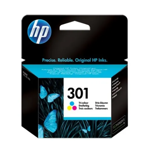 Obrázek Inkoustová náplň HP 301, 170 stran (CH562EE) barevná