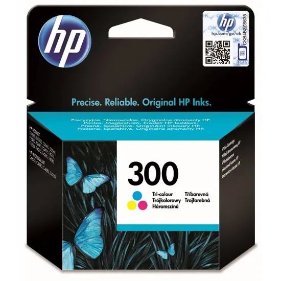 Obrázek Inkoustová náplň HP 300, 165 stran - CMY (CC643EE)