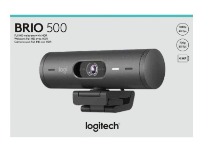Obrázek LOGITECH BRIO 500 Webcam colour 1920 x 1080 720p 1080p audio USB-C