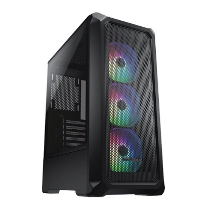 Obrázek COUGAR PC skříň ARCHON 2 Mesh RGB Black Mid Tower Mesh Front Panel