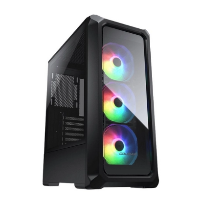 Obrázek COUGAR PC skříň ARCHON 2 RGB Black Mid Tower TG Front Panel