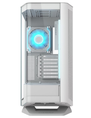 Obrázek COUGAR PC skříň FV270 White Mid tower tempered curved glass