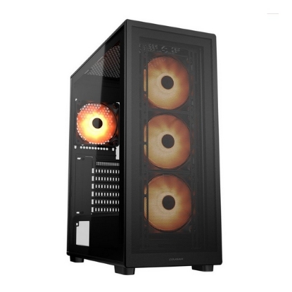 Obrázek COUGAR PC skříň MX220 RGB Black Mid Tower Mesh