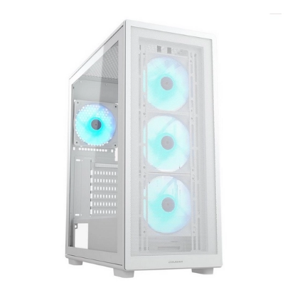 Obrázek COUGAR PC skříň MX220 RGB White Mid Tower Mesh