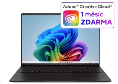 Obrázek ASUS NTB Vivobook S 16 OLED (M5606KA-OLED045W), R7-AI-350, 16" 2880 x 1800, 16GB, 1TB SSD, Radeon, W11 Home, Black