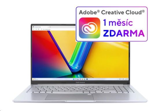 Obrázek ASUS NTB Vivobook 15 OLED (M1505YA-OLED245W), R7-7730U, 15.6" 1920 x 1080, 16GB, 1TB SSD, Radeon, W11 Home, Black