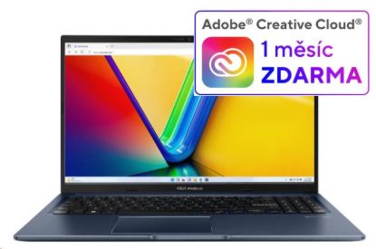 Obrázek ASUS NTB Vivobook 15 (M1502YA-NJ589W), R7-5825U, 15.6" 1920 x 1080, 8GB, 512GB SSD, Radeon, W11 Home, Blue