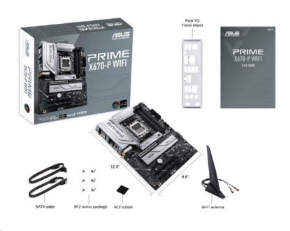 Obrázek ASUS PRIME X670-P WIFI socket AM5 DDR5 X670 ATX