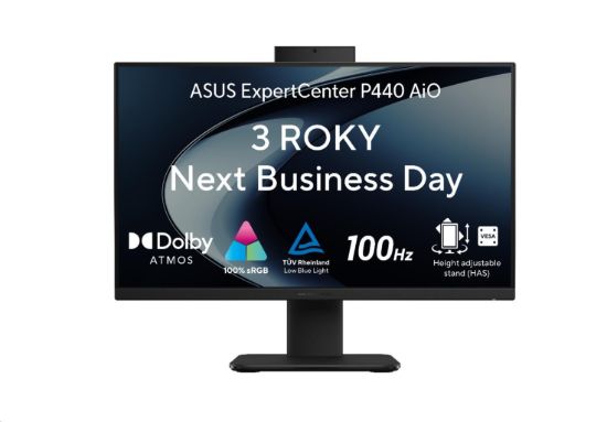 Obrázek ASUS PC AiO ExpertCenter P400 (P440VAK-BPC565X), i7-13620H, 23.8", 32GB, 1TB SSD, UHD, W11 Pro, Black