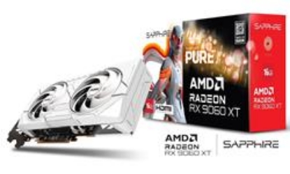 Obrázek SAPPHIRE PURE AMD RADEON RX 9060 XT GAMING OC 16GB - white