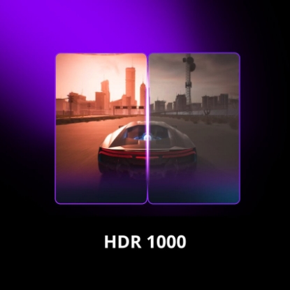 Obrázek Lorgar 27 herní monitor, rovný 4K UHD, miniLED