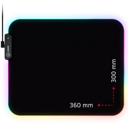 Obrázek LORGAR podložka pod myš STELLER 913 (M), RGB, WP Gameware