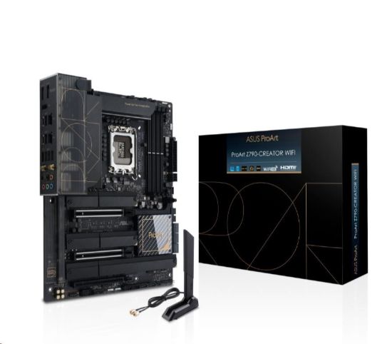 Obrázek BAZAR ASUS MB Sc LGA1700 PROART Z790-CREATOR WIFI, Intel Z790, 4xDDR5, 1xHDMI, WI-FI (Z MONTÁŽE, PLNÁ ZÁRUKA)