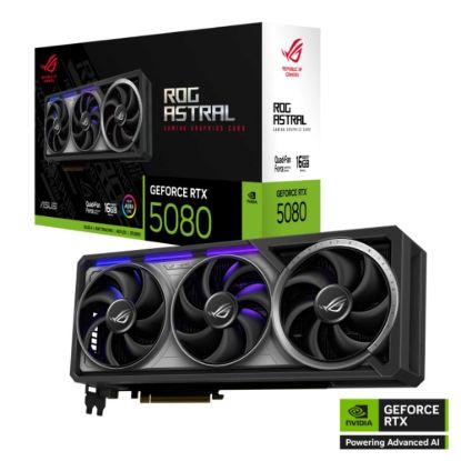 Obrázek ASUS VGA NVIDIA GeForce RTX 5080 ROG ASTRAL 16GB, 16GB GDDR7, 3xDP, 2xHDMI