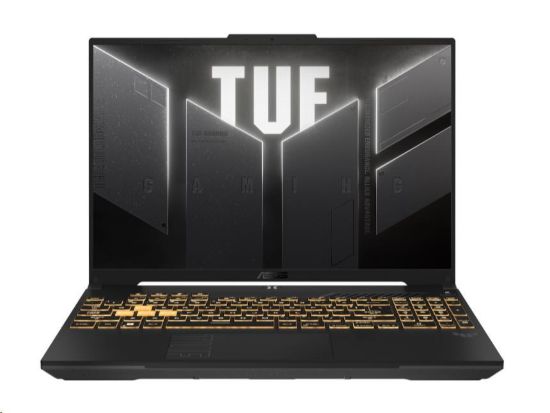 Obrázek ASUS NTB TUF Gaming F16 (FX608JM-RV015), i5-13450HX, 16" 1920x1200, 16GB, 512GB SSD, UHD+RTX 5060, No OS, Jaeger Gray