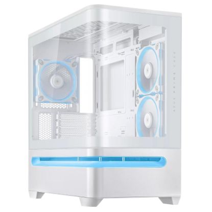 Obrázek ASUS Case AP202 PRIME CASE, mATX, Průhledná bočnice, 3x 120mm ARGB Fan, bílá