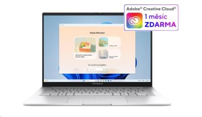 Obrázek ASUS NTB Zenbook 14 (UX3405CA-OLED570W), Ultra 7 255H, 14" 1920x1200, 32GB, 1TB SSD, Arc, W11 Home, Foggy Silver