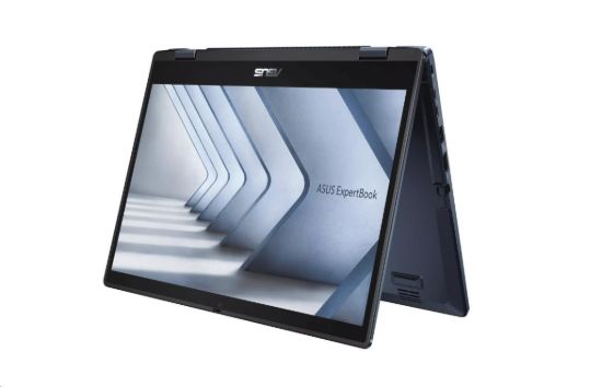 Obrázek ASUS NTB ExpertBook B3 Flip (B3402FVA- EC1214XA), Core3 100U, 14" FHD, 8 GB, 512 GB SSD, UHD, W11 Pro Edu, Star Black