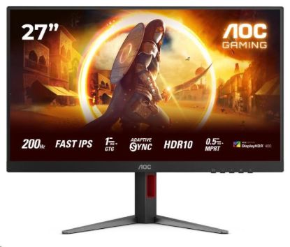 Obrázek AOC MT 27" 27G4HA - 1920x1080, IPS, 200Hz, 2xHDMI, 1xDP, Repro, Pivot