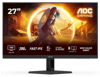 Obrázek AOC MT 27" 27G4HRE - 1920 x 1080, IPS, 200 Hz, HDR10, 2xHDMI, 1xDP, Repro