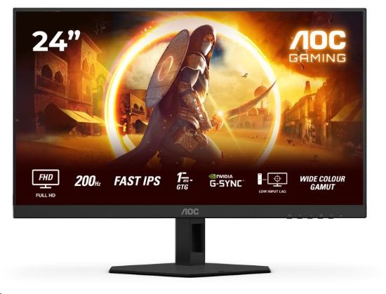Obrázek BAZAR - AOC MT 24" 24G4HRE - 1920x1080, IPS, 200Hz, 2xHDMI, 1xDP, Repro - Poškozený obal (Komplet)
