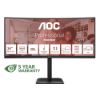 Obrázek AOC MT 34" CU34E4CV - 3440 x 1440, VA, 120 Hz, HDR10, 2xHDMI, DP, USB hub, USB- C, RJ45, repro, Zakřivený